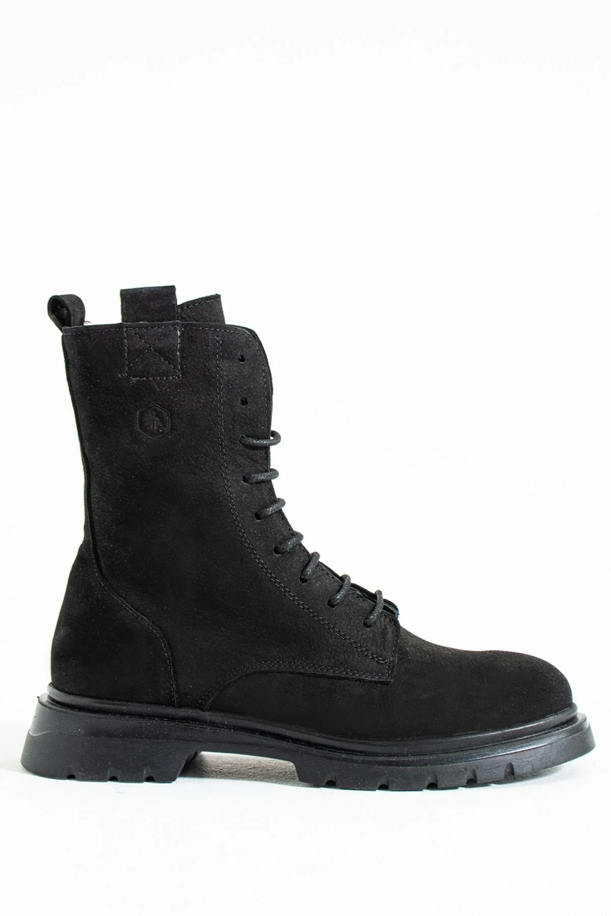 Hammer Jack Hakiki Deri Siyah Kadın Bot 10222730-Z